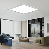 EASY EAGLE LED Deckenleuchte Flach 40 CM, Deckenlampe Viereckig 6500k 42W, Modern Badezimmer Lampe Led Panel Küchenlampe für Flur Schlafzimmer Balkon Wohnzimmer Küche Keller