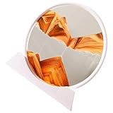 ORFOFE Bewegliches Sandbild Rundes Fließendes Sandbild Dekoration Kompakt Stabil Desktop Wohnkultur Geschenk