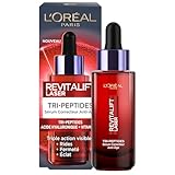 L'Oréal Paris – Anti-Aging-Serum für das Gesicht – Anti-Aging-Pflege mit Triple Action – mit Hyaluronsäure, Peptiden & Vitamin C – für alle Hauttypen – Revitalift Laser X3 – 30 ml