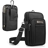 SPAHER Herren Umhängetasche Handytasche Zum Gürteltasche Hängetasche Klein Schultertasche Handy Umhängen Männer Reisegepäck Smartphone Tasche