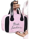 Smiffys Bowling-Tasche Grease Pink Lady, Rosa, mit Logo Halloween und Karneval