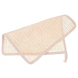MAGICLULU Peeling Waschlappen aus Baumwolle Leinen Reise Badetuch mit Kurzer Aufhängeschlaufe Körperpeeling Handtuch für Sanfte Reinigung und Massage