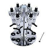 Rotierender, an der Wand montierter optischer Spender für 6 Flaschen, hochwertiges Schnapsausgießsystem aus Stahl für Hausbars, Kneipen und Restaurants. Langlebiges,