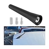 CGEAMDY Autoantenne 6.5CM, Autoradio Dachantenne, Universal Gewinde Kfz Dachantenne, für Optimalen AM/FM Empfang mit M4, M5, M6 Superkompatibilität, Autozubehör
