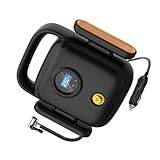 Ciieeo Elektrische Luftpumpe für Autos Reifenfüller mit Digitalem Druckmonitor Kompakt für Motorräder Suvs und Lkw Langlebig Energieeffizient Einfache Handhabung