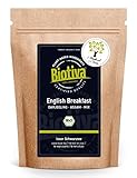 English Breakfast GFBOP Schwarztee Bio 100g - Schwarztee-Mischung aus Darjeeling und Assam - loser Schwarztee - vegan - Abgefüllt und kontrolliert in Deutschland - Biotiva