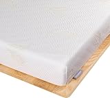 Newentor® Matratzen Topper 180x200cm H4 Hart, Matratzentopper 180x200 Gel Boxspringbett Schlafsofa, Mattress Topper 180x200 Bett Gelschaum Bezug Kaltschaum 7CM Höhe