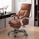 Ergonomischer Bürostuhl mit hoher Rückenlehne, Rollen und Höhenverstellung für Heim- und Gaming-Schreibtische