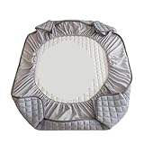 Wasserdichter Matratzenbezug, weich, bequem, atmungsaktiv, Matratzenschoner, geeignet for Einzel-, Doppel-, Queen- und King-Size-Betten, mehrere Größen für Einzel- Doppel- Königin- Königs- Bett(90x200