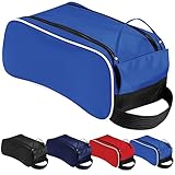 Fußballschuhtasche wasserabweisend – Aufbewahrung für Fußballschuhe oder Golfschuhe | Stiefeltasche für Reisen, Schule, Cricket, blau, Kofferraumtasche