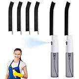 8 Stück Fugendüse Reinigungswerkzeug, Fugendüse Reinigungsbürste mit Sprüher, Spülbeckenreinigungsbürste, Spaltbürste für Reinigung, Fugenbürste, dünne Reinigungsbürste für enge Räume, Badezimmer