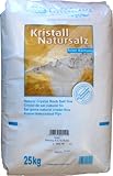 Esco Kristall Natursalz feine Körnung Reines Steinsalz ohne Zusätz, 1er Pack (1 x 25 kg)