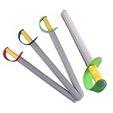 Yeory Schwertschwert für Kinder, 4pcs Ritterschwert für Kinder, 21in Long Eva Foam Schwert Spielzeug, Schwertschwertschwert, Cosplay -Schwert für Kindergarten