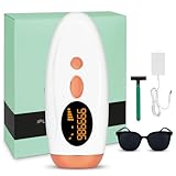 BUTBU IPL Geräte Haarentfernung Laser, 999,990 Lichtimpulse Laser Haarentfernung mit 5 Energiestufen, 570-1100NM Wellenlänge, für Damen/Herren, Gesich, Bikini, Körper, Beine, Achseln
