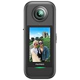 AKASO 360° Action Cam - 5.7K 72MP 360 Grad Actionkamera mit 128GB Speicherkarte Duale 1/2' 48MP Sensoren, 2.29'' Touchscreen, Unsichtbarer Selfie Stick Effekt, 360° Horizon Lock und AI-Verfolgung