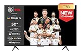 TCL 50T7B 50-Zoll QLED Pro Fernseher, 4K Ultra HD, HDR Pro, Smart TV Unterstützt von Google TV (Dolby & Atmos, Motion Clarity, Freihändige Sprachsteuerung, Kompatibel mit Google Assistant & Alexa)