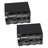 EXTENSILO 2X Akku kompatibel mit Sony Hi8 CCD-TR3300, Hi8 CCD-TR416, Hi8 CCD-TR500, Hi8 CCD-TR516 Kamera (6600 mAh, 7,4 V, Li-Ion)