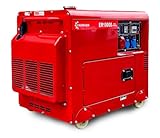 Premium Diesel Stromerzeuger 10kW+Batterie E-Start Generator 196cc 2x220V-1x380