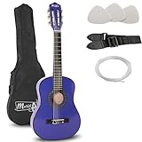 Musik Alley MA-52 Klassische Akustikgitarre Kids Gitarre und Junior-Gitarre Blau