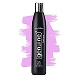 Solv Silbershampoo mit Keratin, gegen Gelbstich, für blondiertes, gesträhntes, silber/graues Haar, kräftigt Glanz & Haarfarbe, genuine haircare