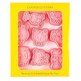 Keksformen in Tierform, Keksausstecher in Tierform, 8 x Cartoon-Pie zum Prägen, Kuchendekorationswerkzeuge, 3D-Gebäck für hausgemachte Snacks