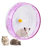 MengQiLe Hamsterrad, Ø21cm Hamster Laufrad, Super-Leise-Hamster Trainingsräder, Hamster Spielzeug für Eichhörnchen Totoro Mouse Chinchillas Rennmäuse zwerghamster Kleintier Haustier