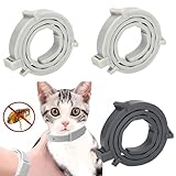 Flohhalsband für Katzen,3pcs Flohhalsband Hunde Klein,Zecken Flohschutz Halsband,Zeckenhalsband für Katzen,Zecken Flohband Katze,Floh Zeckenhalsband für Hunde und Katzen,Wasserdicht und Verstellbar