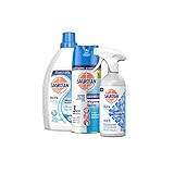 Sagrotan Hygiene Set – Hygiene-Spray 400ml, Textilerfrischer Frische Wäsche 500ml & Wäsche-Hygienespüler Himmelsfrische 1,5l – 3-teiliges Reinigungs- und Desinfektions-Bundle