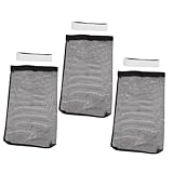 Tofficu 3Stücke Flusenbeutel für Außenbelüftung Effektive und Flusenfänger Einfach zu Verwenden mit Befestigungselementen für Trocknerentlüftungssysteme