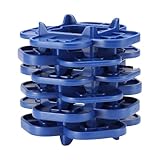 usefulbeauty Abstandhalter für Terrassendielen | 6 Stück Abstandhalter für Terrassendielen mit 4 verschiedenen Stärken, präzises Ausrichtungssystem für Unterbodenlamellen, Garten, Balkon, Garage und