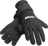 Cressi Black Neoprene Gloves Resilient 3mm - Tauchhandschuh aus Weichem 3 mm Neopren, Hohe Elastizität, Schwarz, für Erwachsene