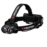 Ledlenser 502124 H19R Core Stirnlampe LED, 3500 Lumen, aufladbarer Lithium Akku, wasserdicht IP67, Constant Light, Fusion Light, USB Magnetladekabel, Headlamp, Kopflampe, Schwarz, Leuchtweite 300 m