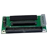 MQODLFP Adapterkarte Adapter Konverterkarte Platine Konverterkarte Platine Scsi SCA 80Pin auf 68Pin auf 50Pin IDE Festplatte