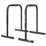TREX SPORT Dip Barren TX-040DS | Dip Station bis 200 kg, höhenverstellbar | Calisthenics Equipment