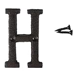 Haus Creative Metal Güsse Dekorationen Home Dekor Blumentopf Rund Wand (H, One Size)