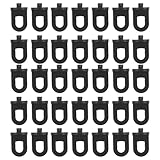 SHINEOFI 100 Stück Gewächshaus Haken Clip für Decken-schienen Stabile Pflanzenhalterung Einfache Montage Verschiebbar Passend für Bögen und Verschiedene Rohrgrößen für Hängende Blumentöpfe