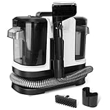 Hoapin Waschsauger Teppichreiniger, Waschsauger Nasssauger 500W 12kPa, Polsterreiniger Gerät Fleckenreiniger mit großem Tank, Sofa, Polster, Treppen, Auto, Vorleger