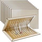 WEFHEF 10 Stück Sehr Stark klebend universelle Klebefalle für Ungeziefer Klebefalle Heimchenfalle Kakerlakenfallen Schabenfalle Gegen Kakerlaken Heimchen Schaben Braun