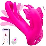 Vibration für Frauen G-Punkt und Klitoris - Sex Spielzeug für die Frau Vibrator Dildo Neue Hohlkonstruktion mit 9 Schlagmodi 9 Vibrationsmodi, 4IN1 Rabbit Vibratoren Sex Spielzeug für die Paare, Rosa