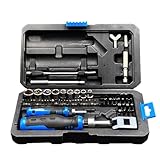 Ratsche Schraubendreher Set Magnetisch,69-Teiliges Magnetisches Ratsche Schraubendreher Kit | Präzisions Antriebsbits für Industriemaschinen Elektroinstallation Sanitär Haushaltsgeräte Werkstatt