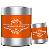 BEKATEQ 2K PU Grundierung lösemittelfrei innen & aussen 1kg - ideal für Asphalt & Bitumenböden sowie Beton, Stein, Estrich, Fliesen, Holz - schnellhärtend, auch bei tiefen Temperaturen BK-636PU