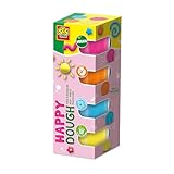 SES Creative 00512 Feel Good Knete-Happy (4x90gr), Mehrfarbig, S