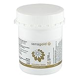 Senagold Schüssler Salze Nr. 10 - Natrium sulfuricum D6-1000 Tabletten - Das Salz der inneren Reinigung - gluten- & alkoholfrei- hergestellt nach Homöopathischem Arzneibuch in Deutschland