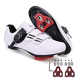 Mateju Fahrradschuhe Herren Damen Rennradschuhe Kompatibel mit Look SPD-SL Delta Lock Pedal Reitschuhe,Draussen Atmungsaktive Radschuhe Leichte Schuhe Rennrad Schuhe