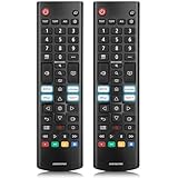 2er Pack Universal Fernbedienung für alle LG Fernseher UHD OLED EVO QHD QNED NanoCell 4K 8K Smart TVs Ersatz Fernbedienung Original für Magic Remote AKB75855501 AN-MR20GA AKB76040301 AKB76037605