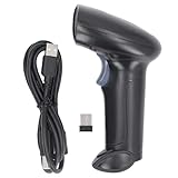 Industrieller Barcode-Scanner, Tragbarer 2,4-G-Wireless-USB-Kabel-CMOS-1D-2D-Barcodescanner Automatischer QR-Code-Lesescanner für Mobiles Bezahlen, Supermärkte, Lagerhäuser