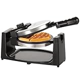 Bella Rotating Waffle Maker, Stainless Steel