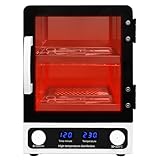 JOJOCOSMO Temperatur-Sterilisator, 1000 W Trocken-Hitze-Desinfektionsgerät, 220 ℃ Hochtemperatur-Metall-Werkzeug-Reinigungsbox, 12-Liter-Sterilisatorbox mit Temperaturanzeige und Timer für Sundry