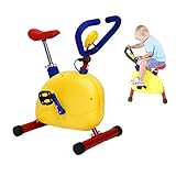 XCSCUK Fun Fitness Heimtrainer Geräte, Indoor Cardio Training, Kinder Workout Bike, Verstellbarer Sitz Heimtrainer