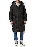 G-STAR RAW Herren Pillow Whistler Hooded XL Parka, Schwarz (dk black D21948-D199-6484), S